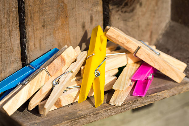istock Pile of clothespins. 519713142