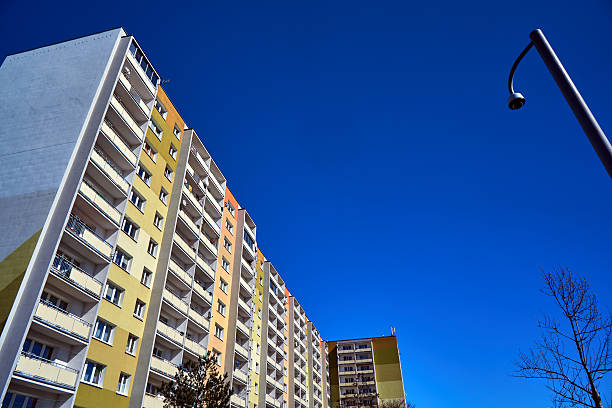 istock The facade of a modern residential building 519713690