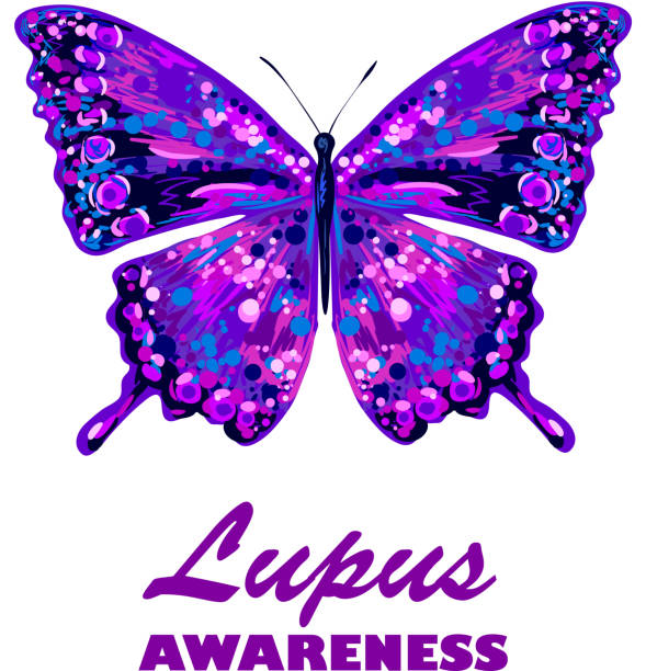 ilustraciones, imágenes clip art, dibujos animados e iconos de stock de lupus día mundial de concienciación - beast cancer awareness month