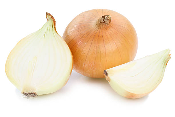 istock Fresh onion onions slice slices vegetable isolated on white 519717910