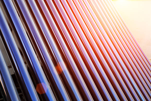 Solar glass Solar glass solar heater stock pictures, royalty-free photos & images