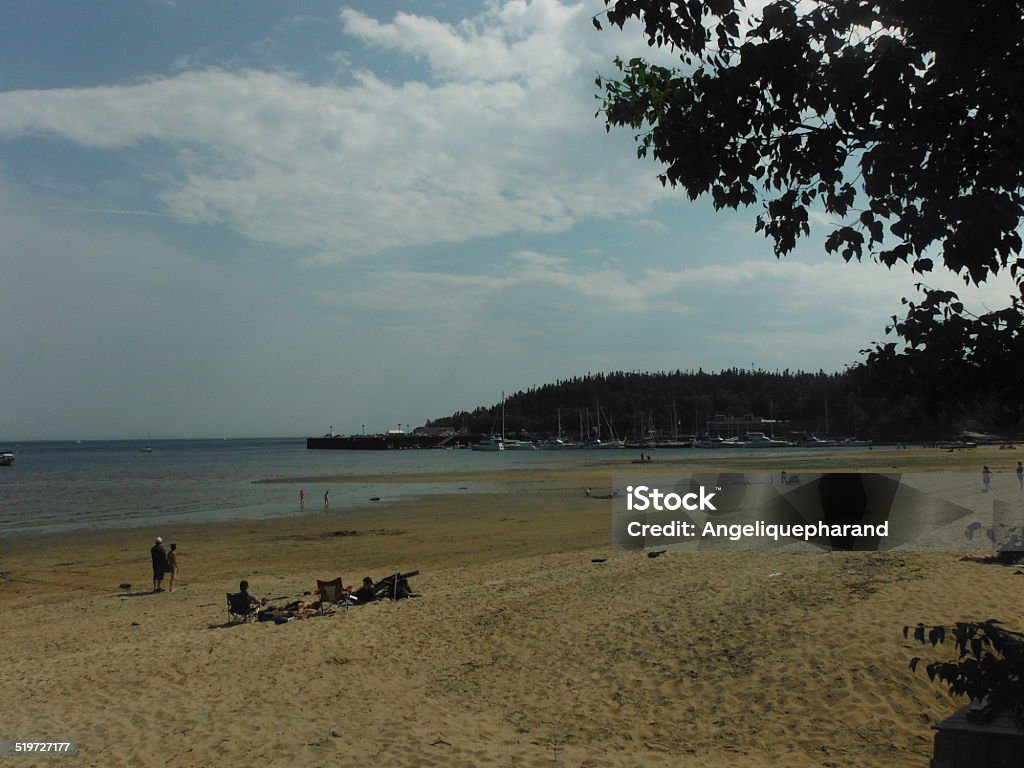 Tadoussac Beach (Quebec) A beautiful shot on a canadian beach (Quebec) taken in July 2014. Beach Stock Photo