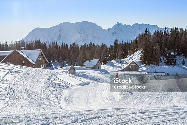 View At Ski Station Stock Photo - Download Image Now - Activity, Alpine Skiing, Austria