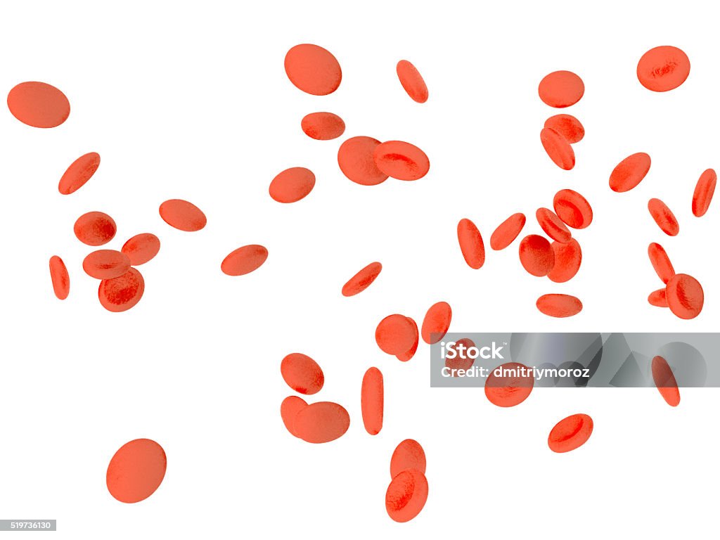 Células vermelhas do sangue eritrócitos. - Foto de stock de Alvéolos royalty-free