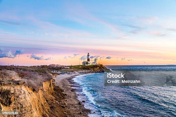 Montauk Point Light Lighthouse Long Island New York Suffolk Stock Photo - Download Image Now