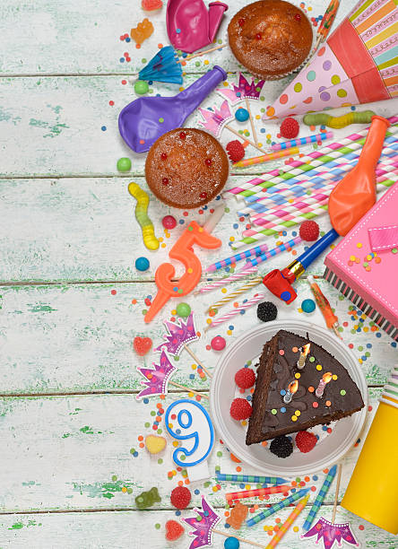 istock Colorful accessories for children's parties 519740120