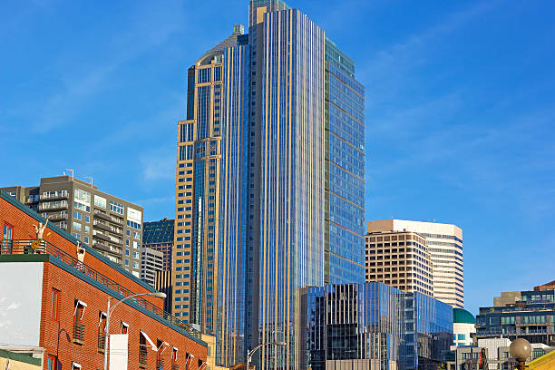 istock Seattle city skyscrapers on a sunny evening in early spring. 519746488