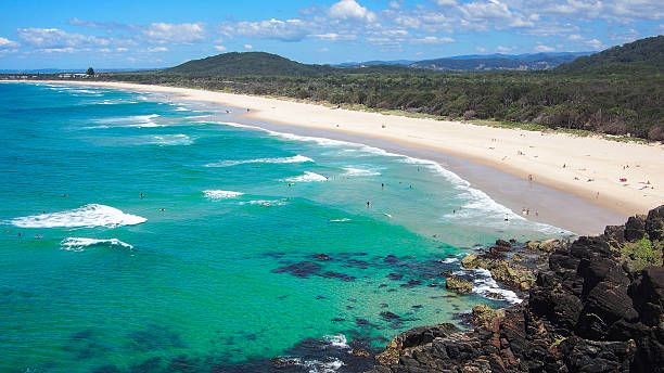 cabarita beach - cabarita beach imagens e fotografias de stock