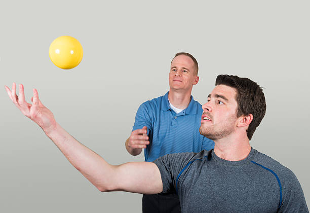 istock Ball Toss for Eccentric Rotator Cuff Strengthening 519748213