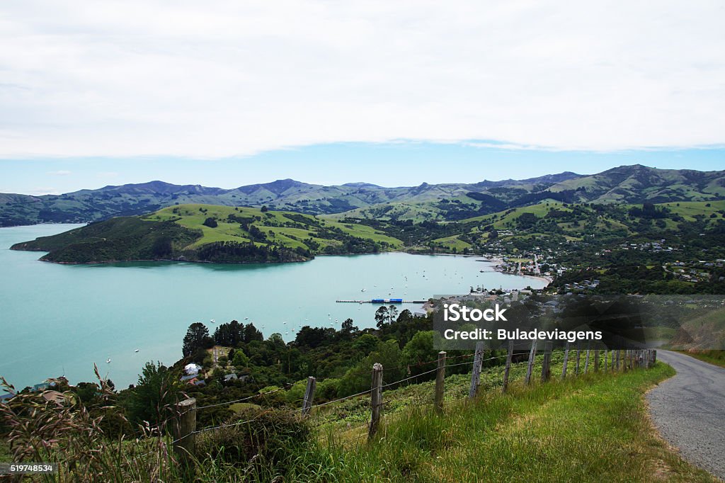 Banks Peninsula in the Canterbury, Akaroa Akaroa is a small town on Banks Peninsula in the Canterbury region of the South Island of New Zealand, situated within a harbour of the same name. Christchurch - New Zealand Stock Photo