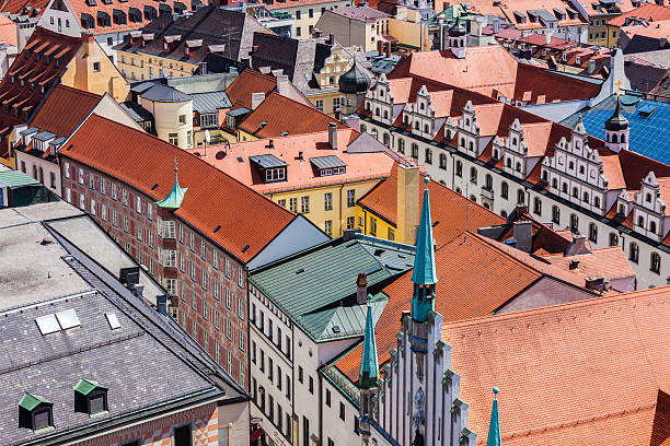 istock Aerial view of Munich 519748789