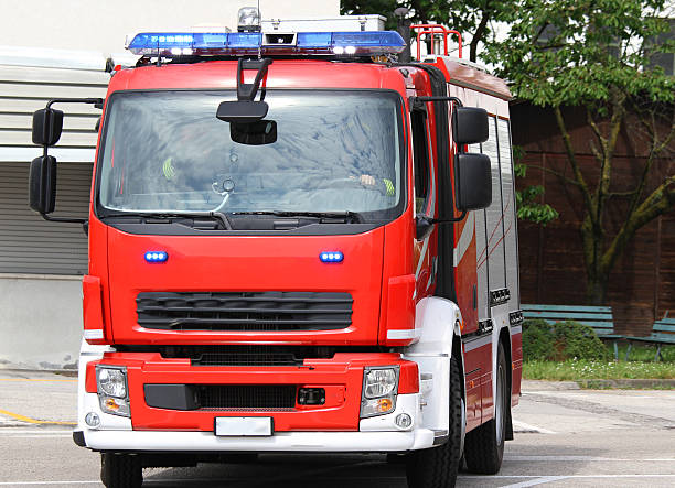 istock fire truck during an emergency 519749545