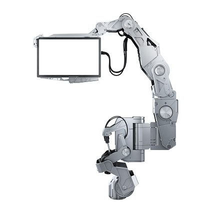 3d robot arm keeps monitor