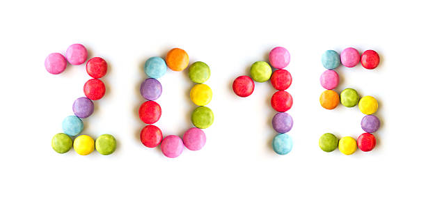 istock Colorful candies  isolated on white background 519750181