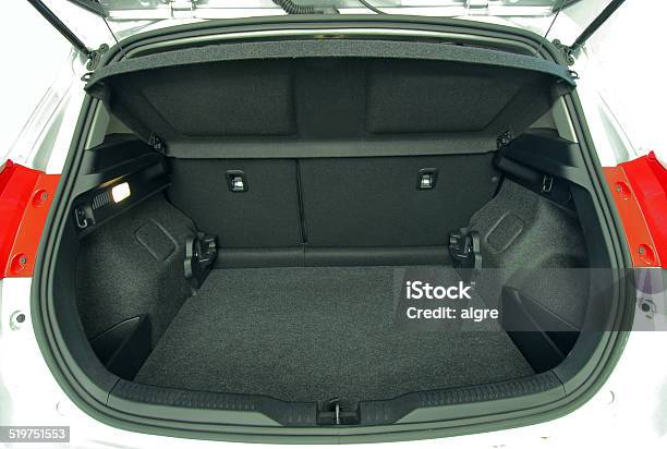 Empty Car Trunk Stock Photo - Download Image Now - Car Trunk, Car, Horizontal