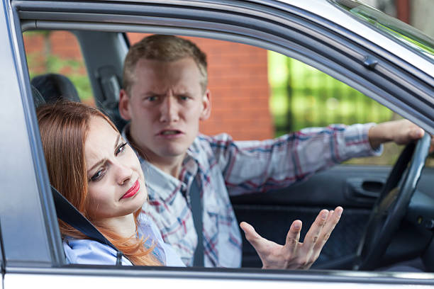 istock Marriage arguing in a car 519751561