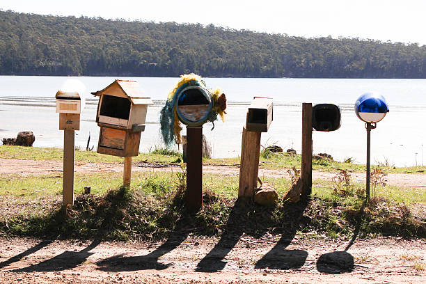 Country letter boxes in outback Australia