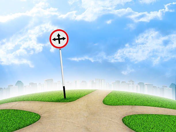 istock Crossroads road sign 519752063