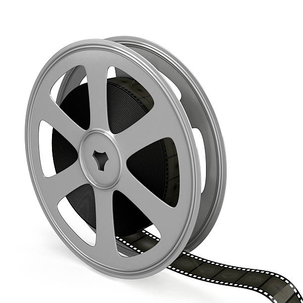 istock Film reel over white background. 519752303