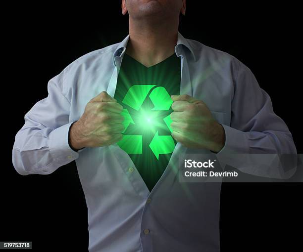 The Power Of Recycle Stock Photo - Download Image Now - Recycling, Icon Symbol, Recycling Symbol
