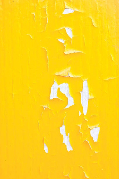 istock Peeling paint on old weathered wood 519756990