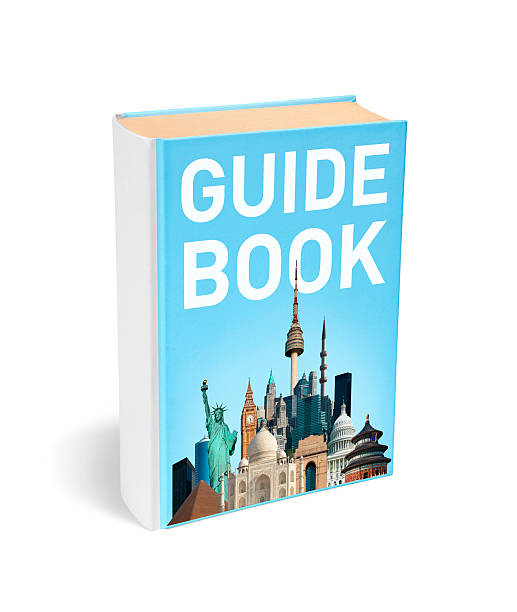 traveller's guida - guidebook foto e immagini stock