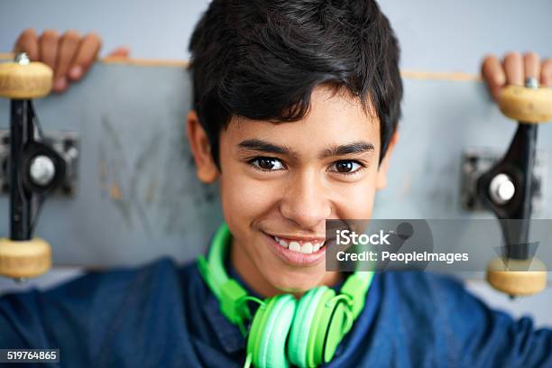 Hes A Super Cool Skaterboy Stock Photo - Download Image Now - Teenage Boys, 12-13 Years, Child