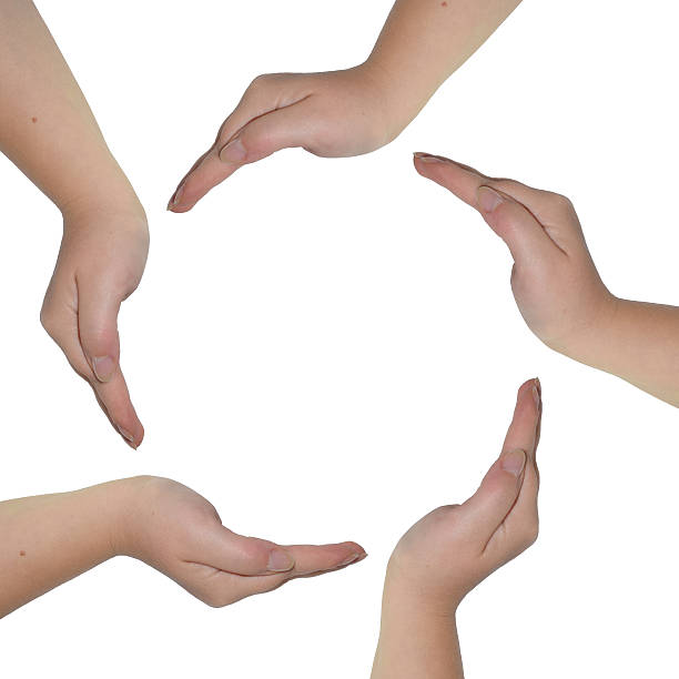 istock Female hand isolated on white background 519766659