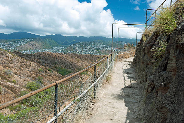 istock Diamond Head State Monument Park Trail close Honolulu on Oahu 519767453