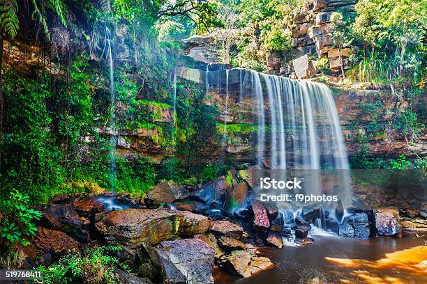 Tropical Waterfall Stock Photo - Download Image Now - Asia, Beauty In Nature, Blurred Motion