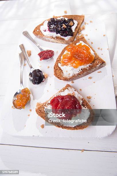 Breakfast Bread And Jam Stock Photo - Download Image Now - Bread, Breakfast, Coat - Garment