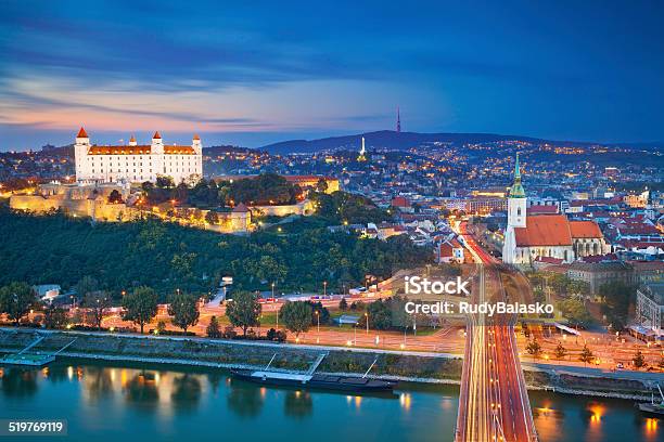 Bratislava Slovakia Stock Photo - Download Image Now - Architecture, Bratislava, Bridge - Built Structure