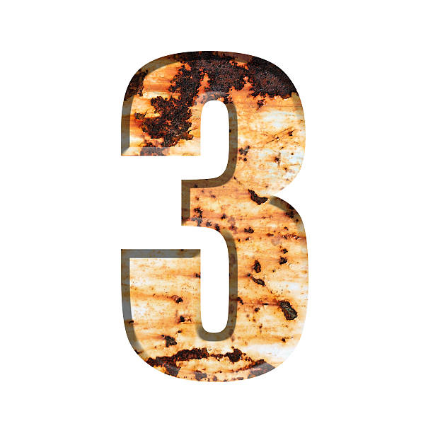 istock Alphabet on Grungy Rusted Steel texture 519778638