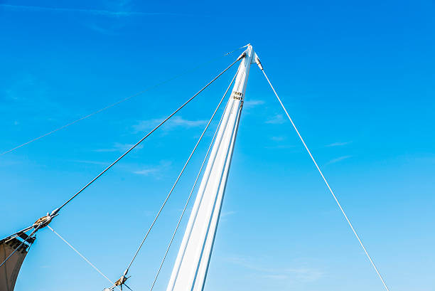 Pole with tensioners of a tent