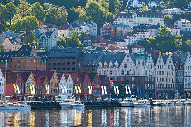 istock View to Bergen in Norway from the sea 519785954