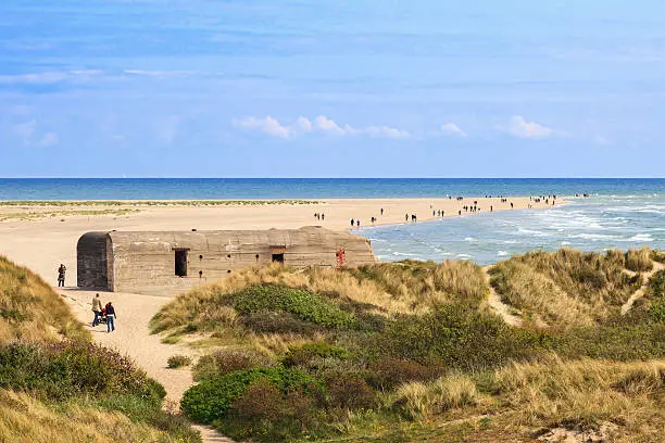 Photo of Skagen promontory on the northern point of Denmark