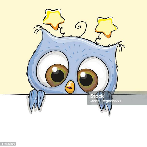 Greeting Card Cute Owl Boy Stock Illustration - Download Image Now - Animal, Animal Themes, Art