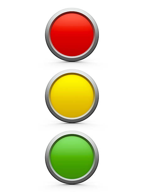 Traffic Lights Photo - Download Image Now - Stoplight, Icon, Three - iStock