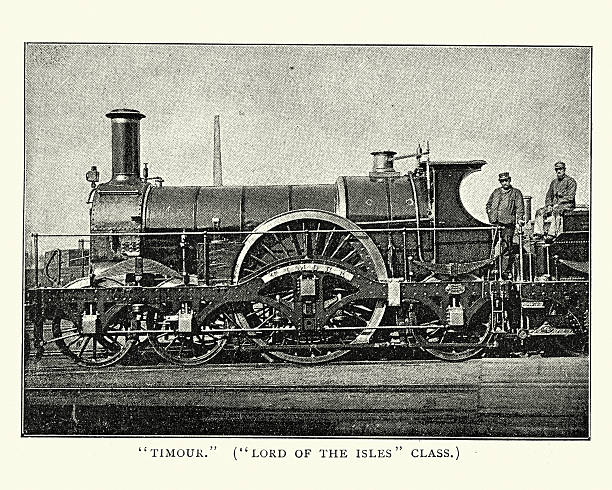 istock Lord of the isles class victorian steam train 519793792