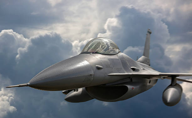 istock Flying jet aircraft an mission 519802961