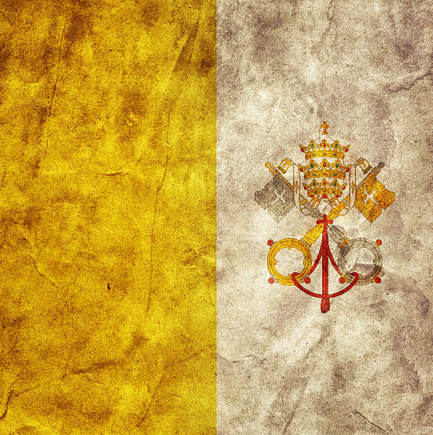 istock Vatican City grunge flag 519803539