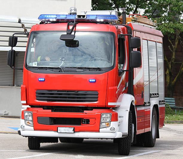 istock fire truck during an emergency 519803931