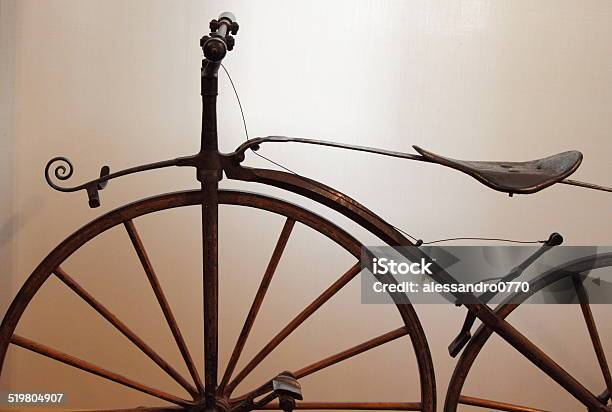 Old Times Bicycle Stock Photo - Download Image Now - Bicycle, Cycling, History