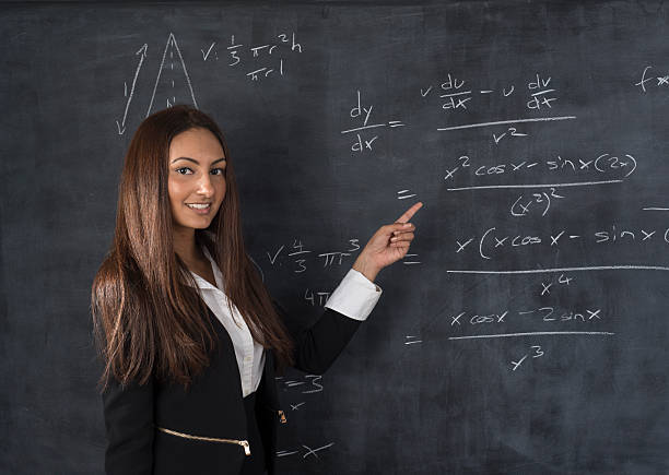istock Poinitng  female teacher 519805361