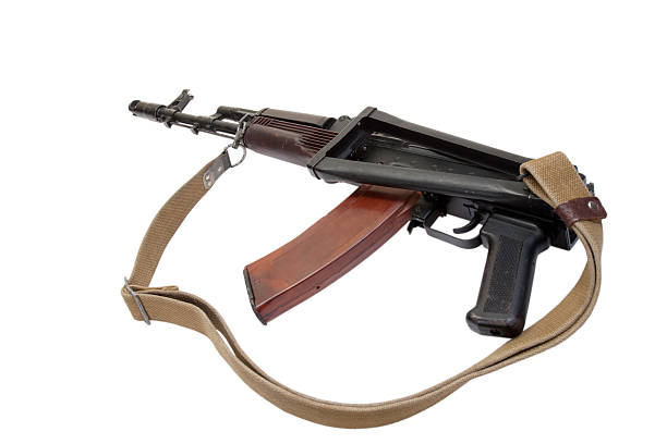 istock kalashnikov rifle ak74 isolated on a white background 519805647