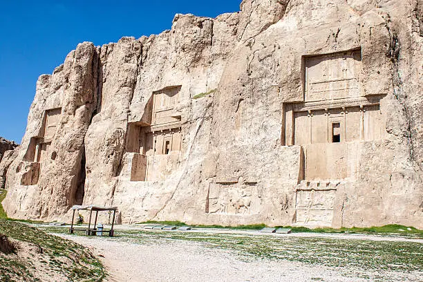 Naqsh-e Rustam, Tomb of Persian Kings in Fars province, Iran