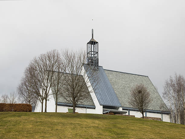 istock Lommedalen Church in Norway 519825846