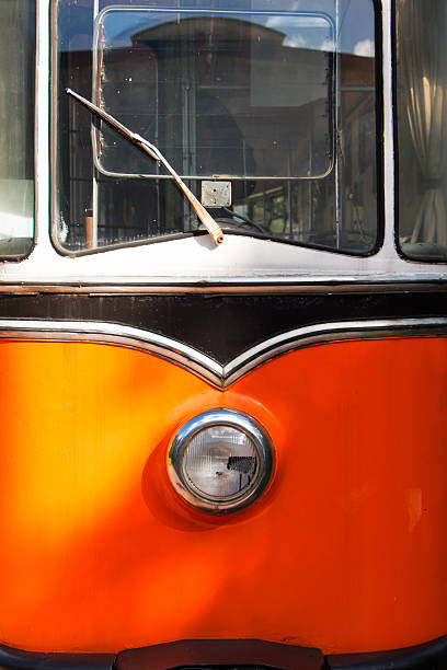 istock The front part of a tram in  sunlight 519826317