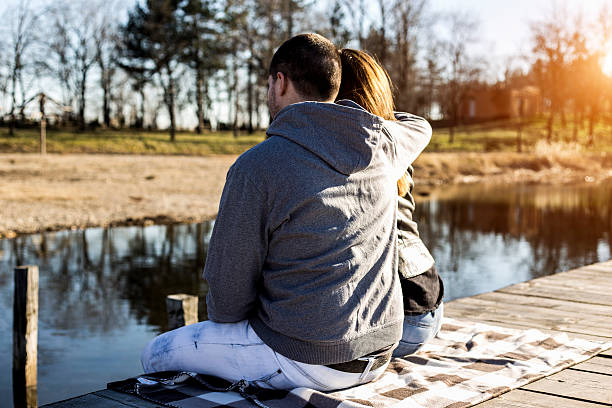 istock Loving couple in the dock 519826598