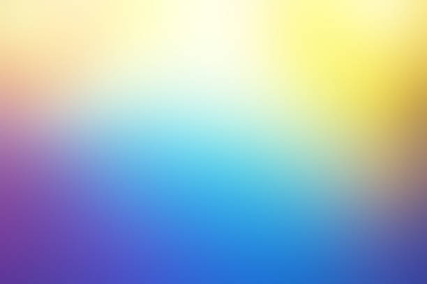 黄色青いパープルの抽象的な背景